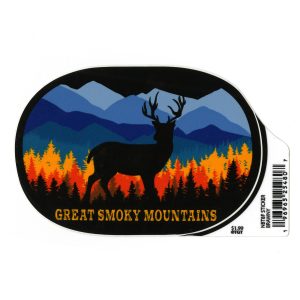 Great Smoky Mountains National Park Brawny Fall Deer Sticker