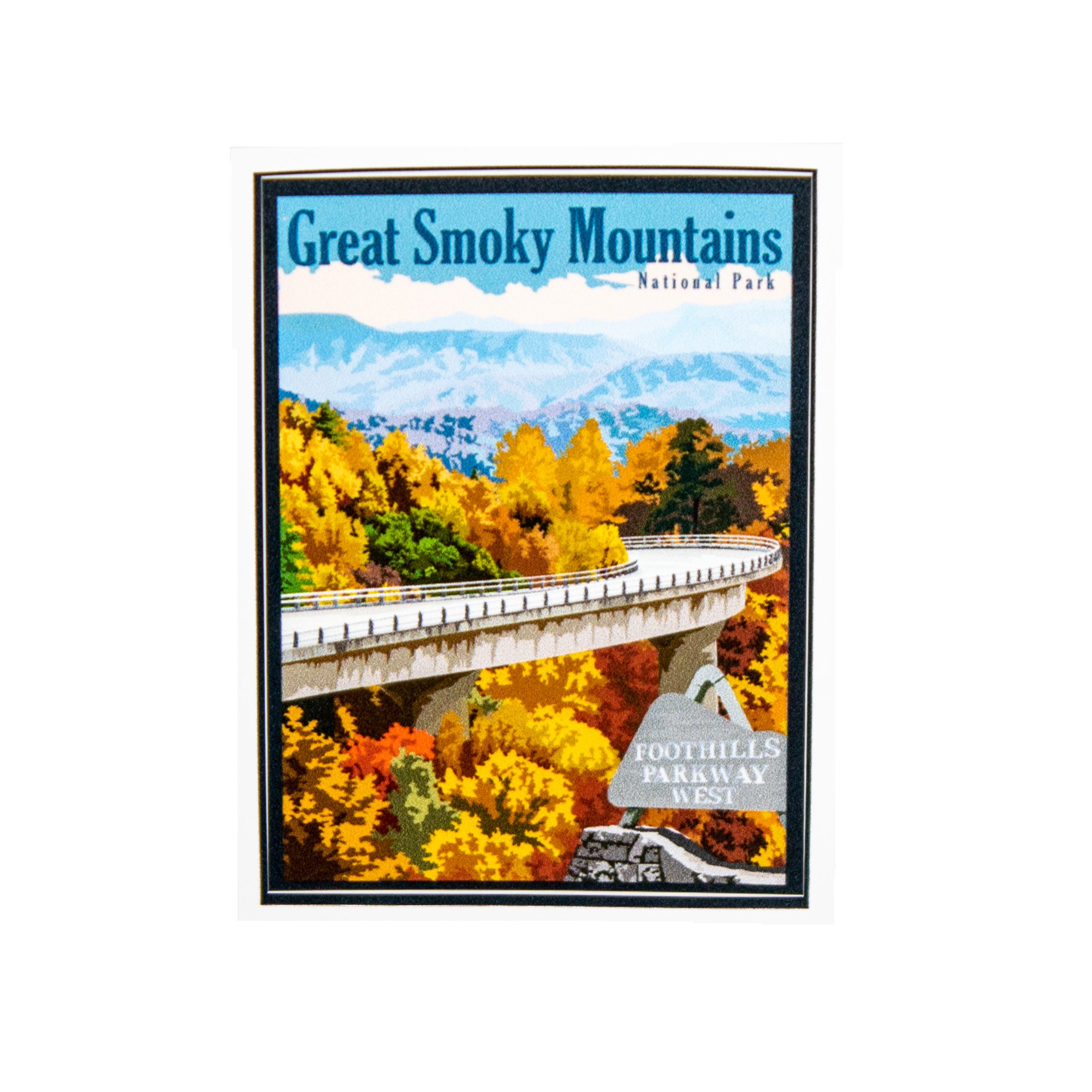 Great Smoky Mountains National Park Foothills Parkway Sticker