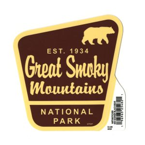 Great Smoky Mountains National Park Sign Marker Sticker