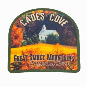 Great Smoky Mountains Cades Cove Historic Church Sticker