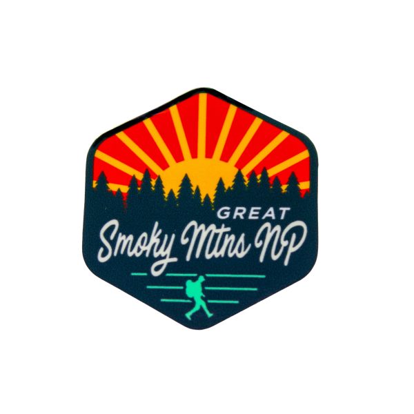 Great Smoky Mountains National Park Hex Mini Sticker