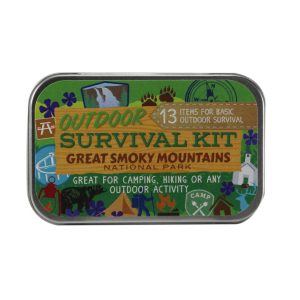 Great Smoky Mountains National Park Outdoor Survival Tin