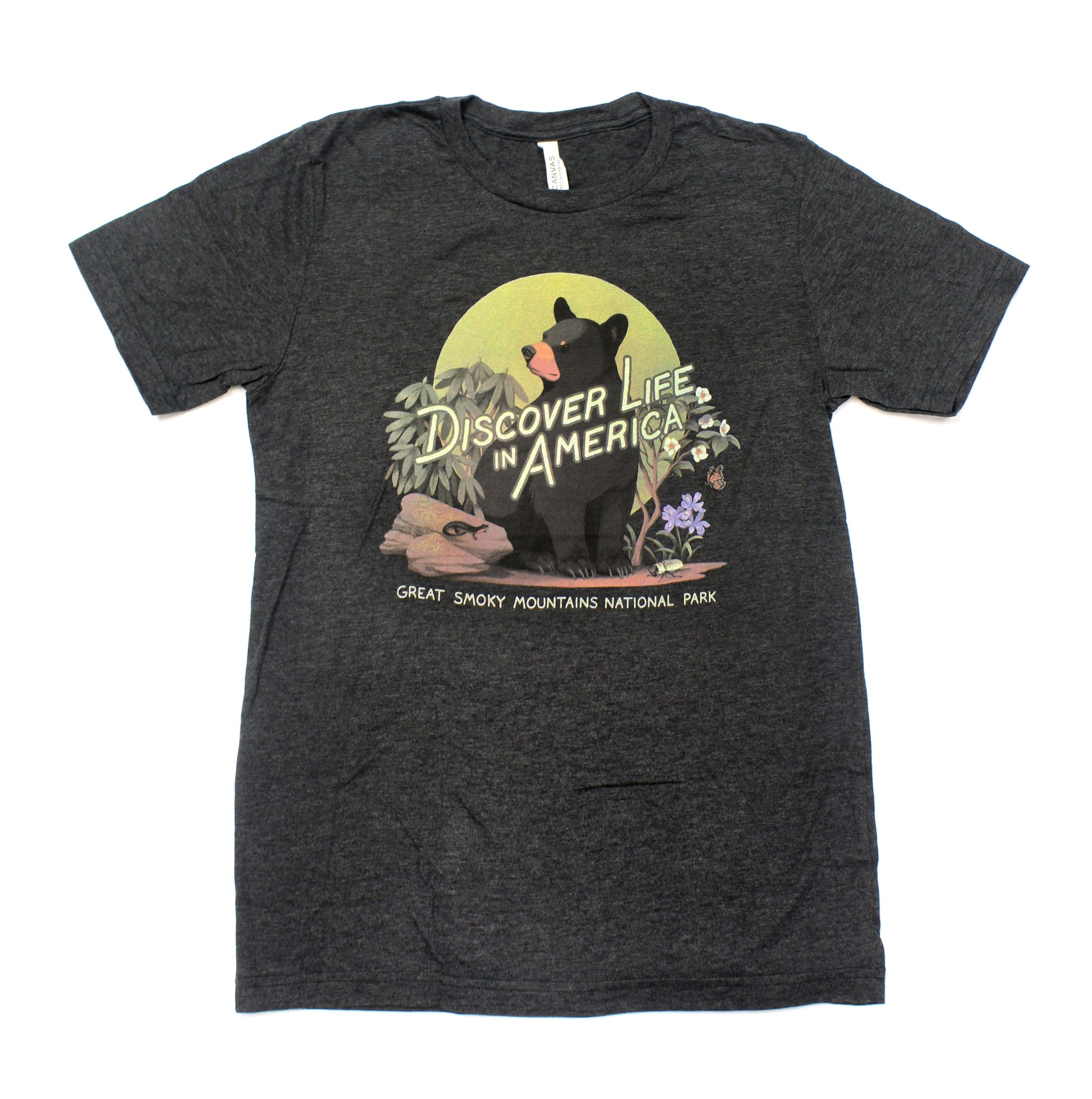 Great Smoky Mountains Discover Life in America Bear T-Shirt - Image 2