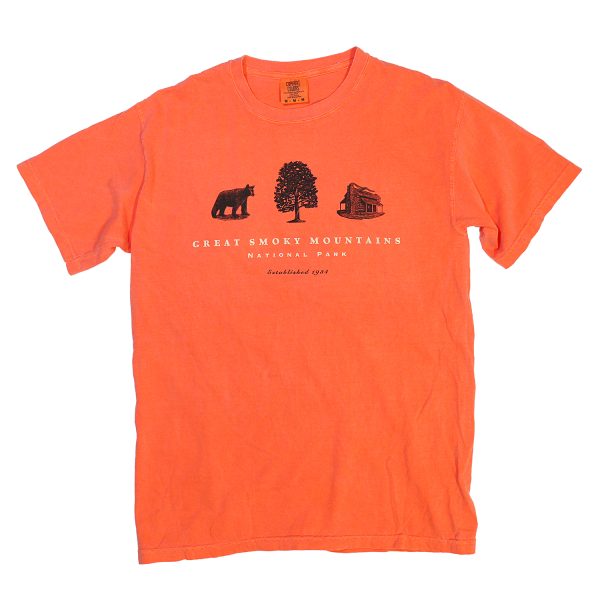 Great Smoky Mountains National Park Historic Cabin Short Sleeve T-shirt - Image 2