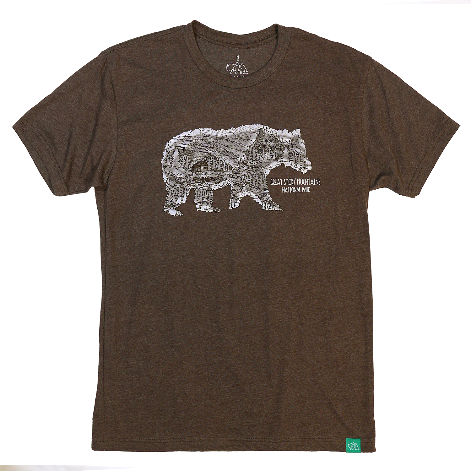 Great Smoky Mountains National Park Bear Scene T-Shirt - Image 2