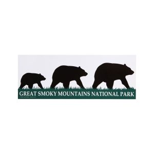 Great Smoky Mountains National Park Three Bears Sticker